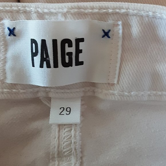 PAIGE Women's Hoxton Straight Ankle Blush Pink Jeans Size 29 - Picture 9 of 12